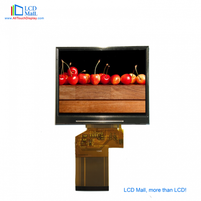Полный угол просмотра 3,5'' TFT LCD сенсорная панель IPS дисплей 24 бит RGB SPI интерфейс 3