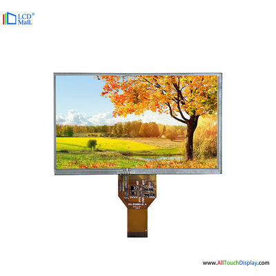Купить 7 дюймовый TFT LCD 800x480 Разрешение 400нитов RTP RGB интерфейс LCD экран online manufacture