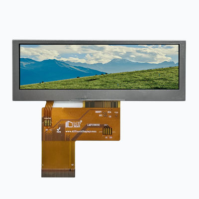 480x128 RGB TFT Трансмиссивный ЖК-модуль с 3,9-дюймовым WQVGA дисплеем и 10-чиповым белым светодиодом