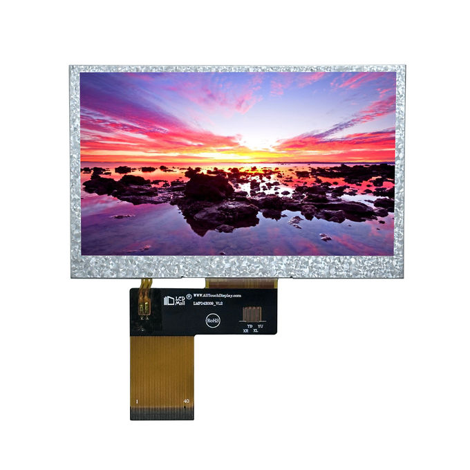 4.3" TFT передающий 480x272 280nits IPS Glass RGB 4,3-дюймовый ЖК-дисплей с OEM/ODM PCAB/CPT/RTP 0